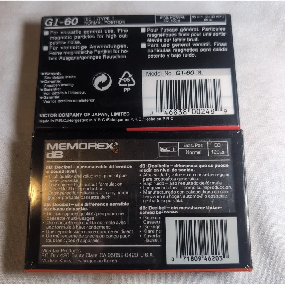 14x Sony HiFi 60 Cassette Tape 5x RCA 90 Normal Bias HiFi Blank Media(21 Total)